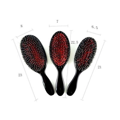 professional detangling hair brush afro comb plastic paddle brushes natural hair brush set for women