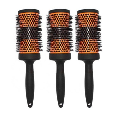 private label waist shape ionic ceramic hair brush for salon