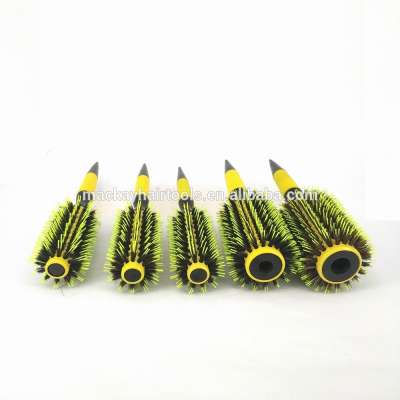 wholesale various nylon mixing boar bristle hair brush set for salon