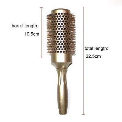 Customized different size round ionic hair brush professional salon nano technology ceramic hair brush