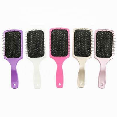 professional customize scalp massage brushes plastic detangling hair brush